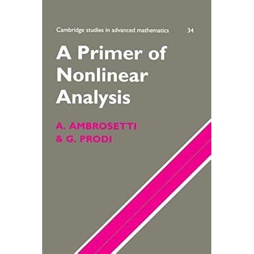 A Primer Of Nonlinear Analysis