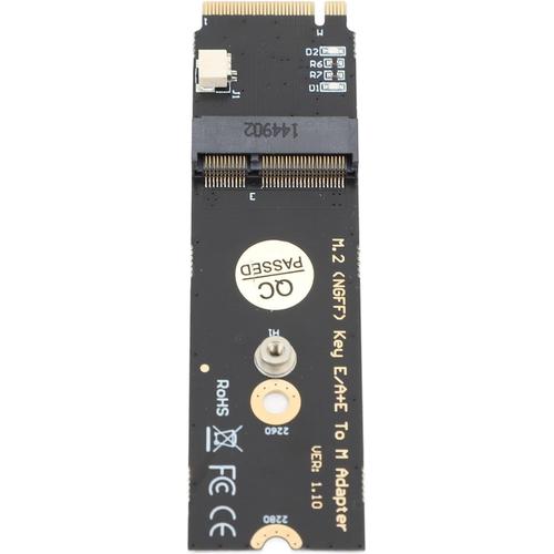 Carte WiFi M.2, clé M.2 A E vers Carte clé M.2 M, Adaptateur SSD pour Intel AX200 AX201 AX210, Carte Adaptateur M.2 Key M, Prise en Charge WiFi Bluetooth, Plusieurs Interfaces