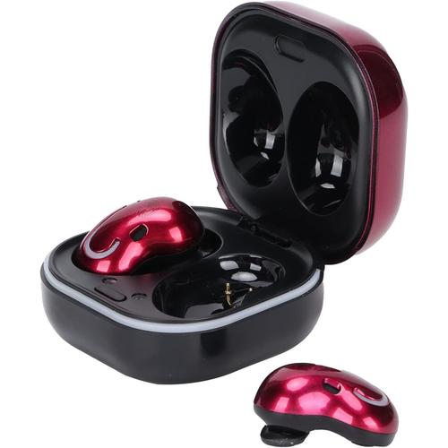 Mini Véritables écouteurs sans Fil, écouteurs de Sport Bluetooth 5.1 de Poche, écouteurs Intra-Auriculaires HiFi à Réduction de Bruit avec étui de Chargement à Affichage Numérique à LED(Violet)