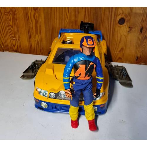 Grosse Voiture Vintage Action Man Avec Figurine Hasbro 2001