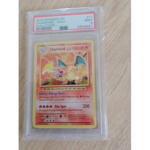 2016 Pokémon Xy Charizard Holo Évolutions Psa 9