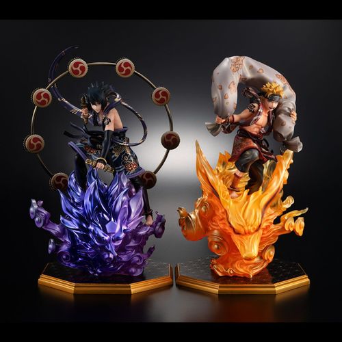 Precious G.E.M. Gem Naruto Uzumaki Fujin & Sasuke Uchiha Raijin - Naruto Shippuden Figure Set Limited Edition