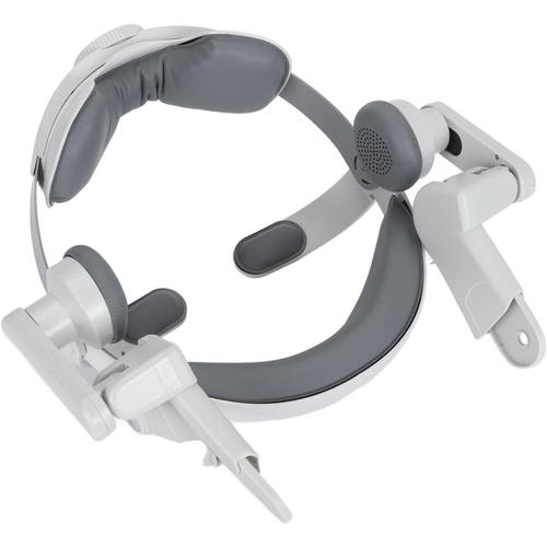 Sangle de Tête pour Meta 3 VR, Accessoires de Sangle de Tête Confortable, Bandeau de Casque VR de Remplacement de Pression Réglable avec Coussin d'oreille
