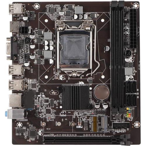 Carte Mère LGA 1155, Mini ITX, Emplacement CPU LGA1155, DDR3 Double Canal, Sortie VGA HD, 6 USB 2.0, PCIE X16, Chipset H61, WiFi M.2