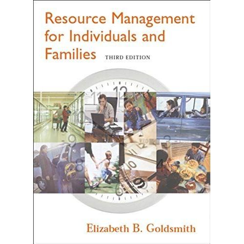 Resource Management For Individuals And Families: With Infotrac