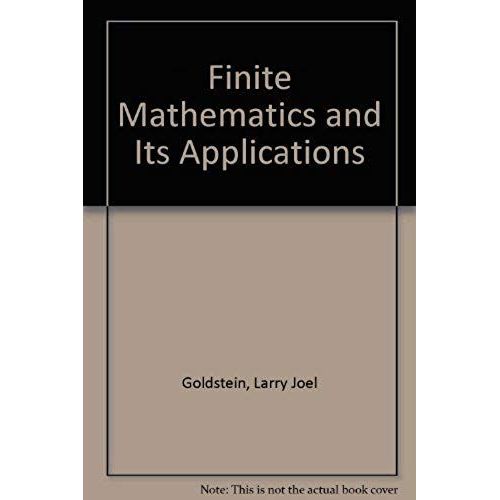 Finite Mathematics And Its Applications
