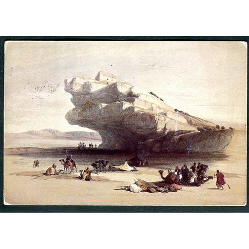 Carte Postale - " Approach To Petra - Watch Tower - By David Roberts 1839 " - Jordanie