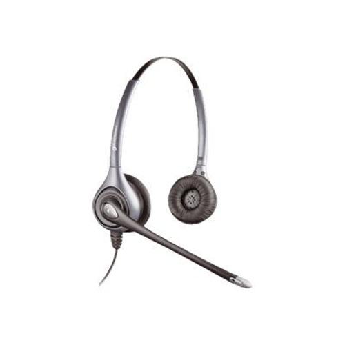 Poly SupraPlus HW361N - Micro-casque - sur-oreille - filaire - isolation acoustique - argent