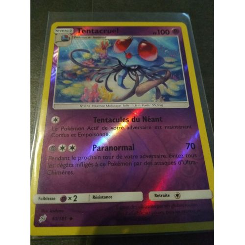 Carte Pokémon Française Reverse 61 /181 Tentacruel Duo De Choc