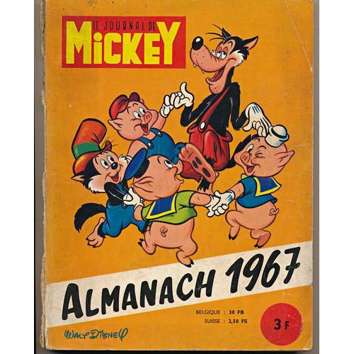 Le Journal De Mickey Almanach 1967