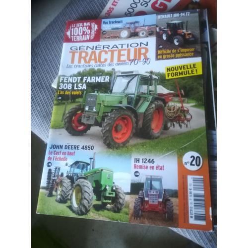 Generation Tracteur 20 De 2014 Fendt Farmer 308 Lsa,John Deere 4850,Renault 180-94 Tz,Ih 1246