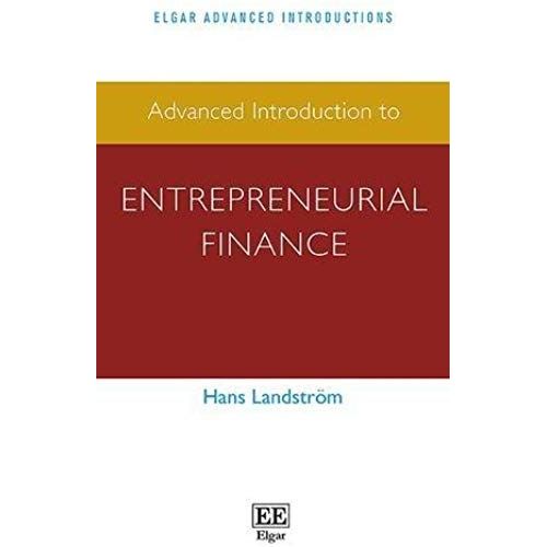 Advanced Introduction To Entrepreneurial Finance