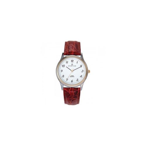Montre Certus Homme Bicolore Cuir Marron 611217 Classique