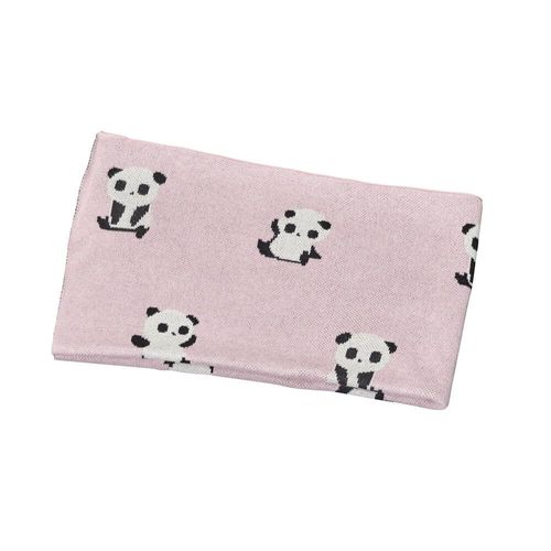Couverture Maille Bébé Rose Chao Chao - Sauthon Baby Deco
