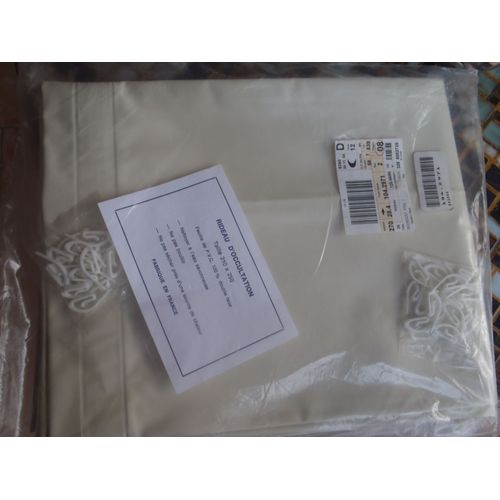 Rideau Occultant Pvc Blanc Cassé 210x250