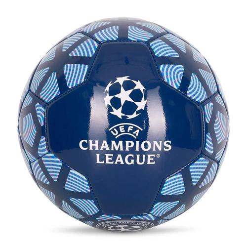 Ballon Football Loisir Holiprom Uefa Champions League Ballon Foot Pvc Bleu Marine