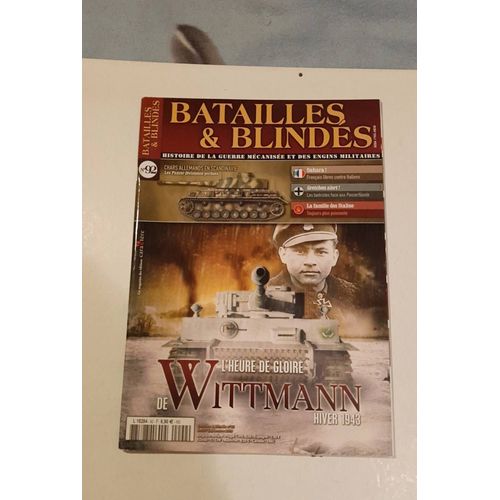 Batailles Et Blindés Numéro 92 De Septembre 2019 Spécial Michael Wittmann