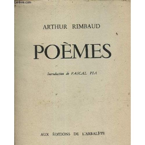 Poemes - Exemplaire N°85/100 Sur Papier Rives B.F.K .