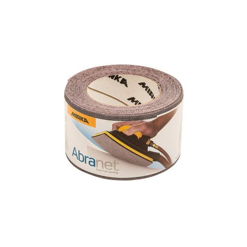 Mirka Rouleau de papier abrasif ABRANET 75mm x 10m Grip, grain 400 - 545BI001413R