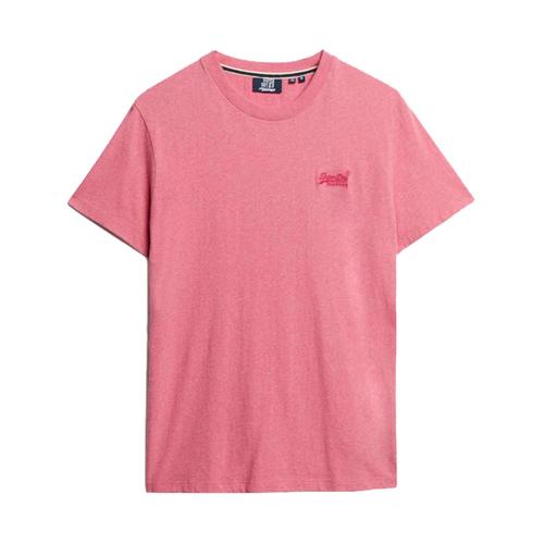 Tee Shirt Manches Courtes Superdry Essential Logo Rse Ch Tsh Mc Rose