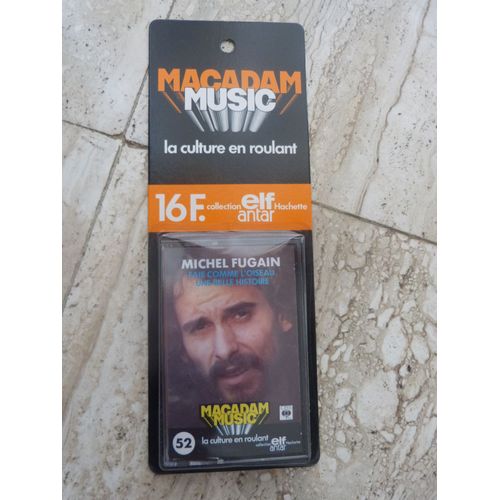 Cassette Audio K7 Tape Michel Fuguain Série Macadam Music Elf Antar N° 52