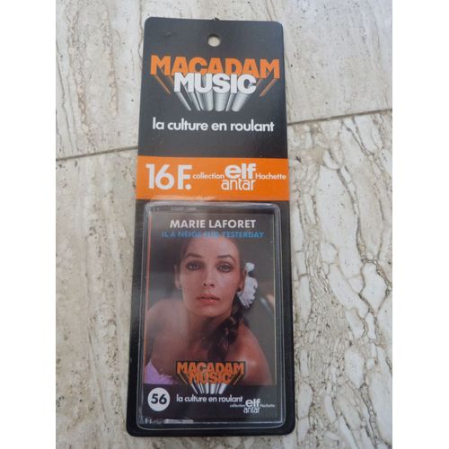 Cassette Audio K7 Tape Marie Laforet Il A Neigé Sur Yesterday - Série Macadam Music Elf Antar N° 56