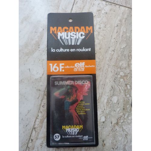 Cassette Audio K7 Tape Summer Disco - Série Macadam Music Elf Antar N° 57