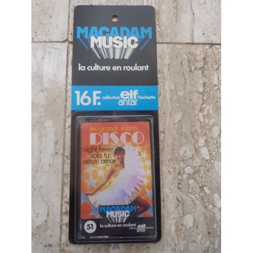 Cassette Audio K7 Tape Les Grands Succes Du Disco - Série Macadam Music Elf Antar N° 51