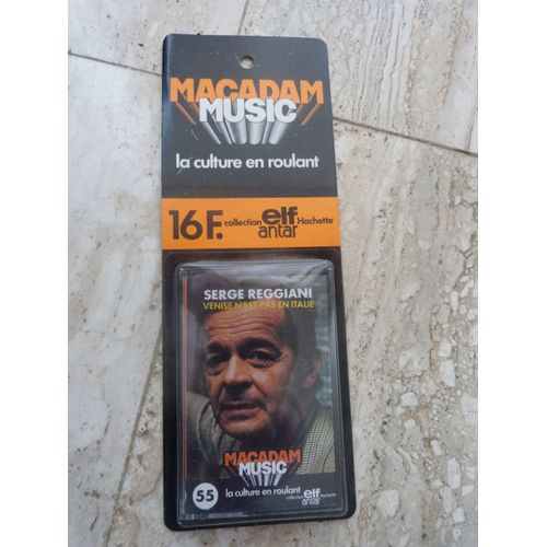 Cassette Audio K7 Tape Serge Reggiani - Venise N'est Pas En Italie - Série Macadam Music Elf Antar N° 55