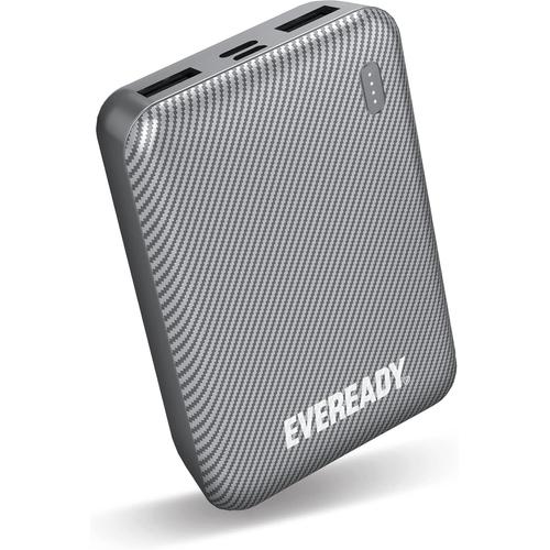 Argent Eveready - Batterie Externe 10000 Mah + Cable Usb-A/Micro-Usb - Batterie Externe T¿¿L¿¿Phone - Argent¿¿