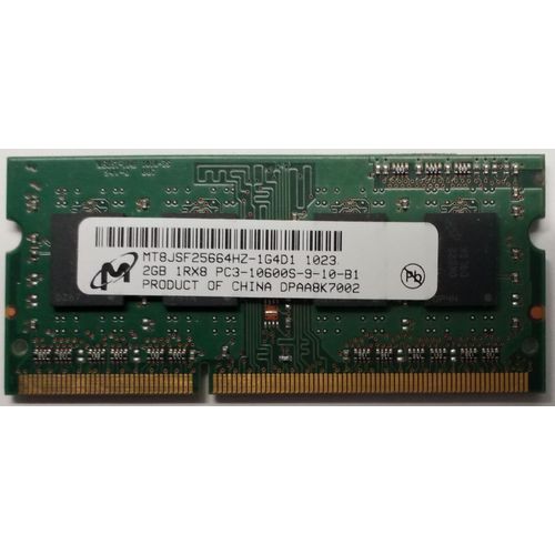 Barette mémoire 2GB - DDR3