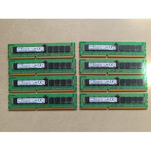 Lot de 8 barrettes 8x8GB de RAM DDR3L 12800R PC3L M393B1G70BH0-YK0 SAMSUNG ECC