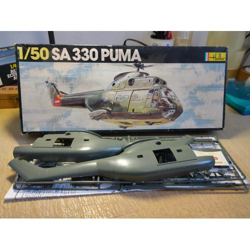 Maquette Hélicoptère Heller 1/50 : Sa 330 Puma-Heller