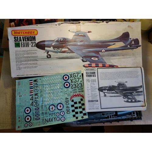 Maquette Avion Matchbox 1/32 : Sea Venom ( Ultra Rare )-Matchbox