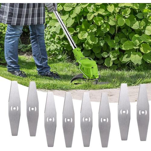 Lame de rechange pour coupe-herbe, coupe-herbe sans fil 24 V avec lame en métal, accessoires de débroussailleuse électrique, pour tondeuse à gazon de jardin, coupe-herbe sans fil, lame en métal