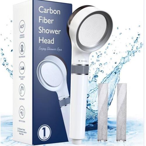 Pommeau de Douche Filtre Anti Calcaire", Pomme de Douche Anti Chlore Douchette Filtrante ¿¿ Haute Pression Economie d'Eau," Filtre