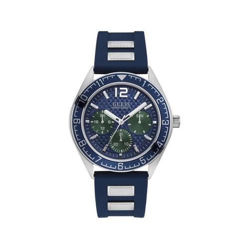 Montre Guess Homme Multifonction Pacific Acier Silicone Bleu W1167g1