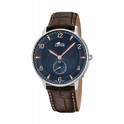 Montre Lotus Homme Acier Cuir Marron 10134/E