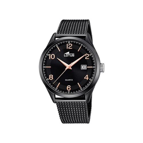 Lotus Montre Homme Acier Milanais Noir 18633/1