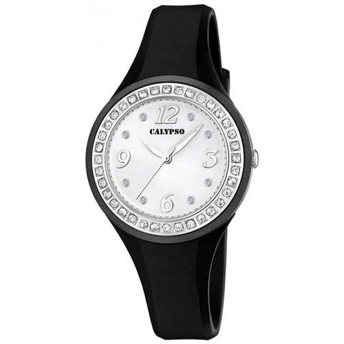 Calypso Trendy Montre Femme Bracelet Silicone Noir K5567/F