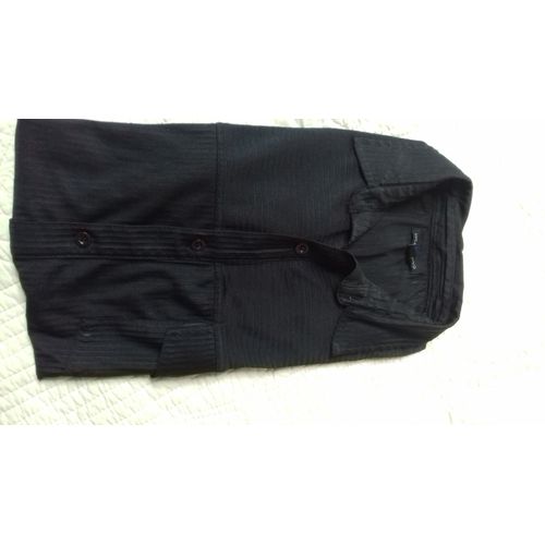 Chemise Noire 43/44 Lucas Milano En Nylon