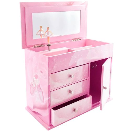 Commode À Musique : Ballerine Rose