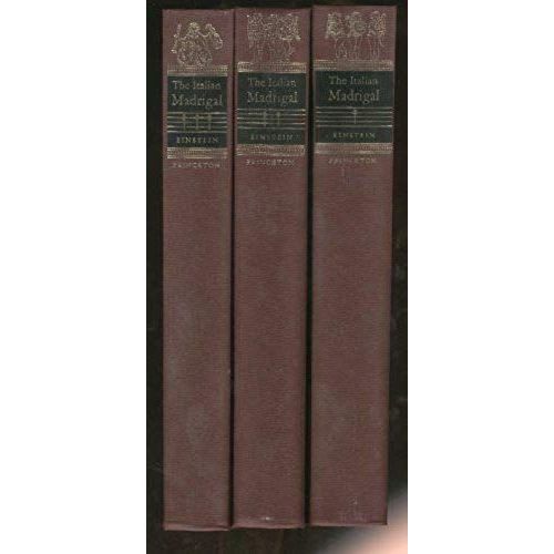 The Italian Madrigal (3 Volumes Set)