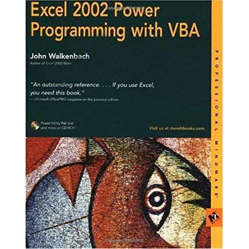 Excel 2002 Power Programming With Vba (Professional Mindware)