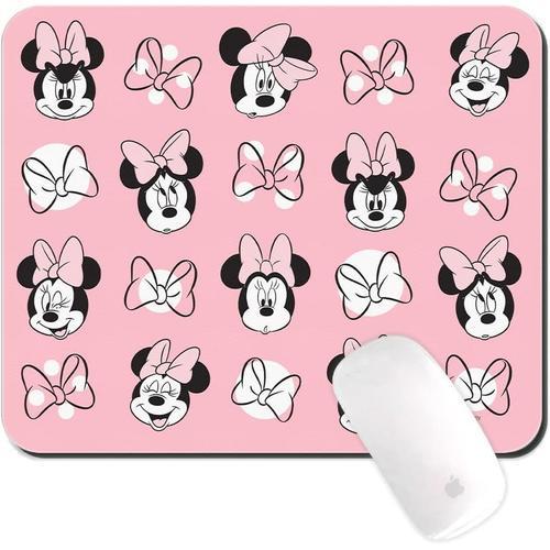 Minnie 005 Pink Minnie 005 Pink Original et sous Licence Officielle Disney", Tapis de Souris antid Rapant, Motif Minnie 005,