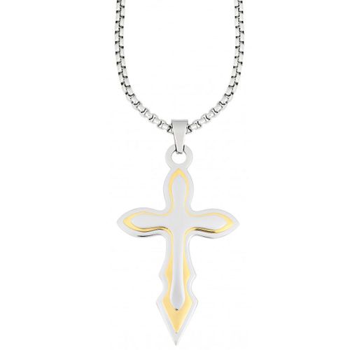 Pendentif Crucifix Moderne Zippo Et Sa Chaîne