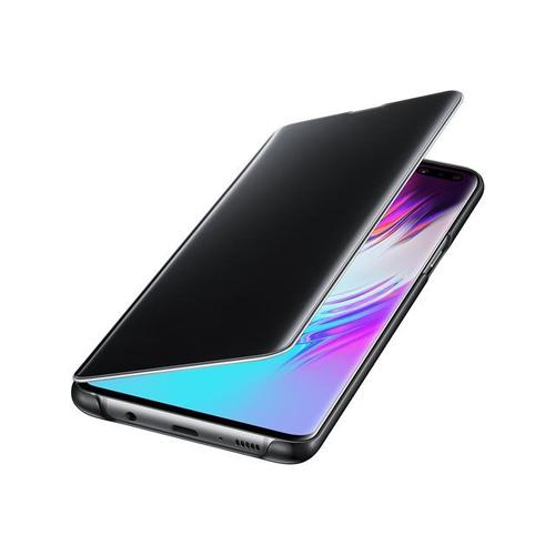 Samsung Clear View Cover Ef-Zg977 - Étui À Rabat Pour Téléphone Portable - Noir - Pour Galaxy S10 5g