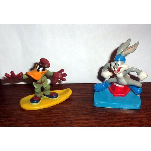 Lot De 2 Figurines Publicitaires Weetos : Bugs Bunny Et Donald Duck
