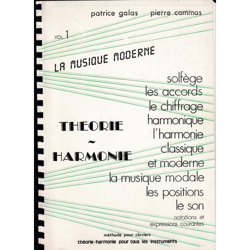 Theorie & Harmonie, Patrice Galas & Pierre Cammas