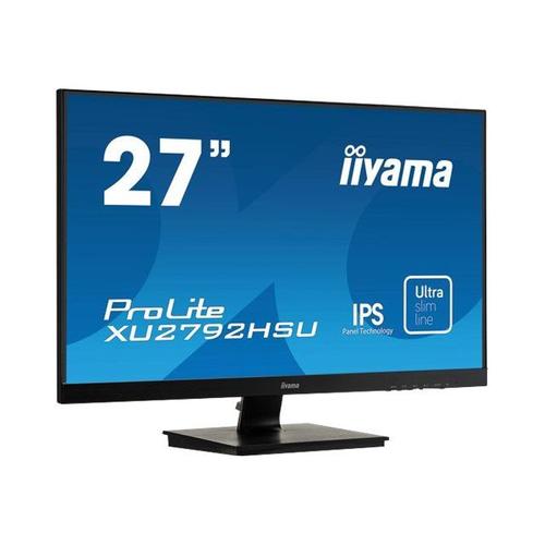 iiyama ProLite XU2792HSU-B1 - Écran LED - 27" - 1920 x 1080 Full HD (1080p) @ 75 Hz - IPS - 250 cd/m² - 1000:1 - 4 ms - HDMI, VGA, DisplayPort - haut-parleurs - noir